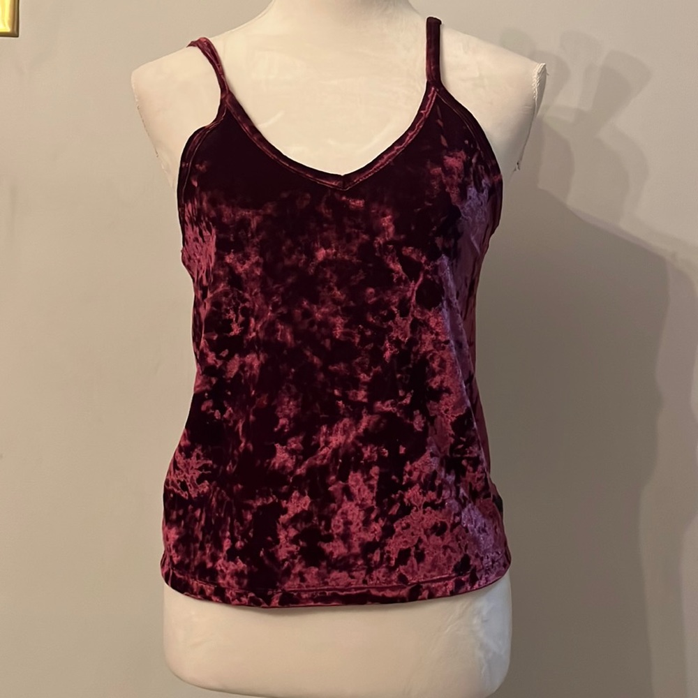 Velvet pink tank